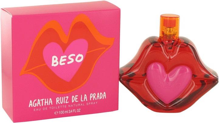 Actual product image Agatha Ruiz De La Prada Beso by Eau de Toilette Spray 100 ml (Eau de toilette, 100 ml)