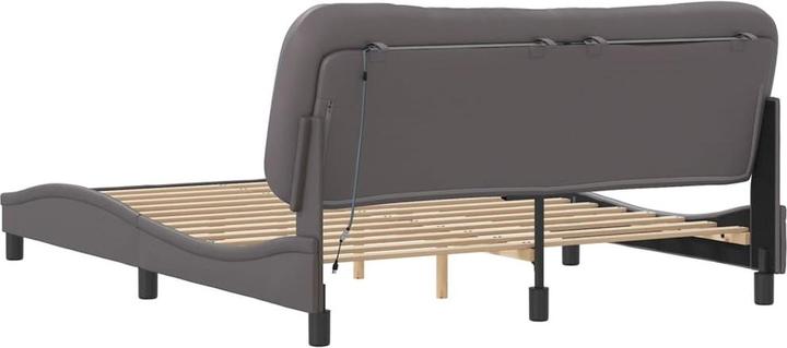 Produktbild VidaXL Bettgestell mit LED Kunstleder (160 x 200 cm)