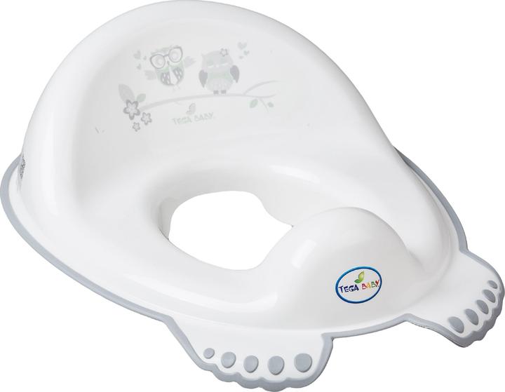 Actual product image Tega Baby Non-Slip Owl Toilet Seat Cover for Babies - White (SO-002-103)