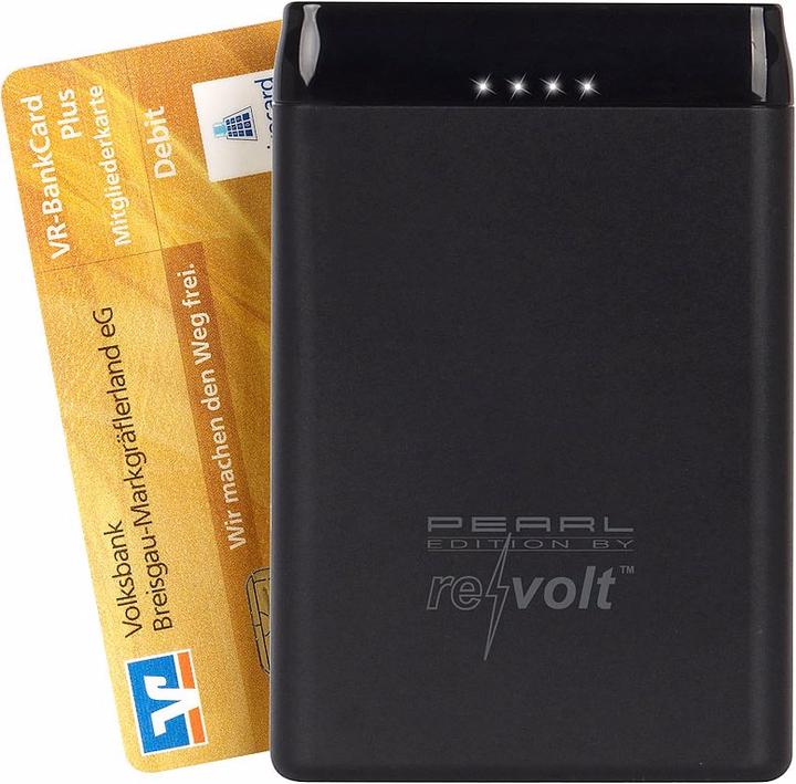 Produktbild Revolt Powerbank im Kreditkarten-Format (5000 mAh, 12 W, 18.50 Wh)