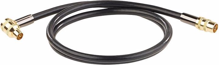 Immagine prodotto Auvisio Cavo d'antenna HDTV premium con spina coassiale ad angolo retto (105 dB, Cavi antenna)