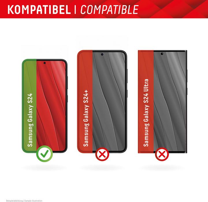 Produktbild Displex Real Glass, Privacy Full Cover Panzerglas (1 Stück, Samsung Galaxy S24, Samsung Galaxy S25)