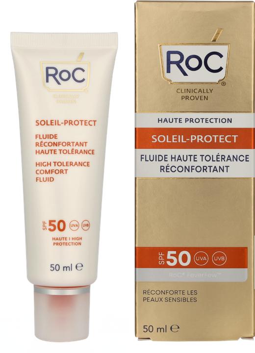 Actual product image Roc Soleil-Protect High Tolerance Comfort Fluid (Sun cream face, SPF 50, 50 ml)
