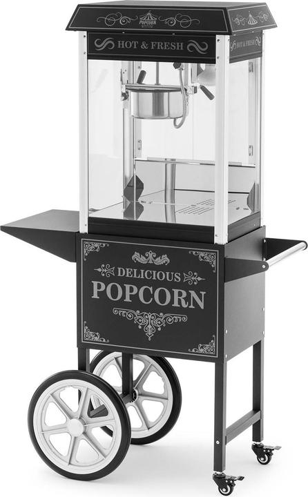 Produktbild Royal Catering Popcornmaschine mit Wagen Retro-Design