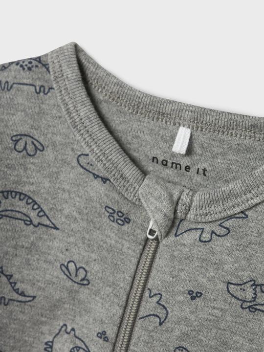 Produktbild Name it Nbmnightsuit 2p Zip Ff Grey Dino Noos (50)