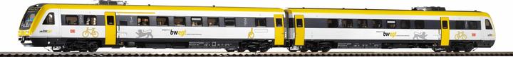 Actual product image Piko Diesel railcar BR 612 bwegt VI, AC (Track H0)