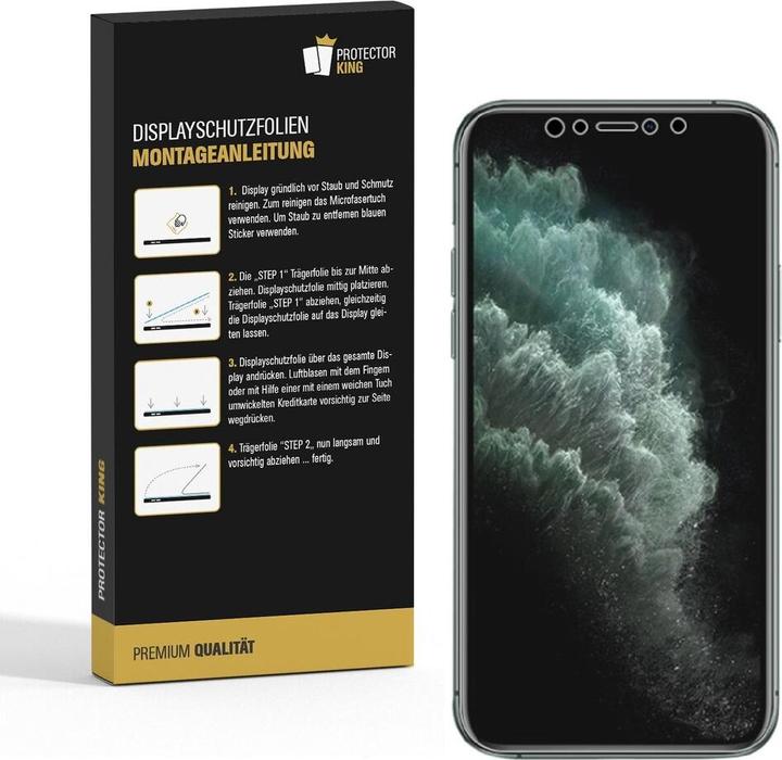Actual product image Protectorking 3x premium matt anti-reflective screen protector (4 Piece, Apple iPhone 11 Pro)