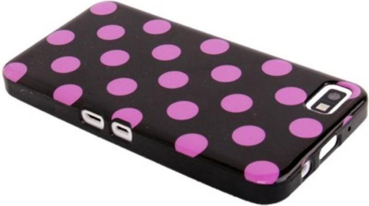 Produktbild König Design Schutzhülle TPU Punkte Case für Handy Blackberry Z10 (Blackberry Z10)
