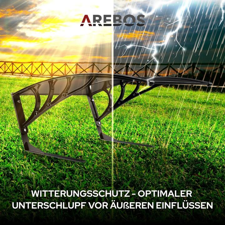 Actual product image Arebos Carport (Mowing robot, Robot mower garage)