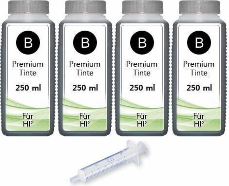 Image du produit Druckfuxx 1000ml Nachfüll Tinte für HP 301-XL OfficeJet 2620 4630 4632 2622 4634