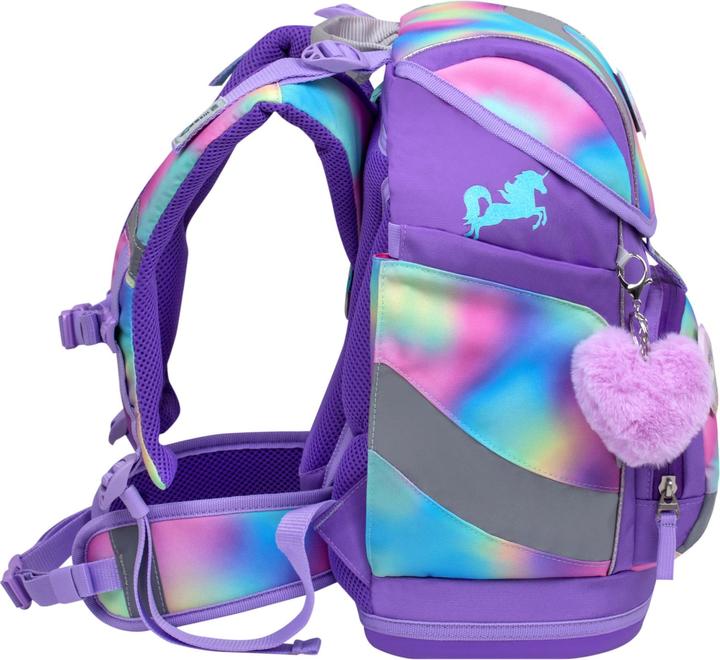 Actual product image Belmil Smarty ergonomisches Schulranzenset 5tlg. "Rainbow Colo (20 l)