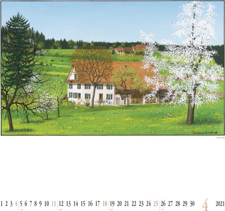 Produktbild Gemalte Bauernhäuser (Spezial, Kein Einband, Deutsch, Französisch, Italienisch, Englisch)