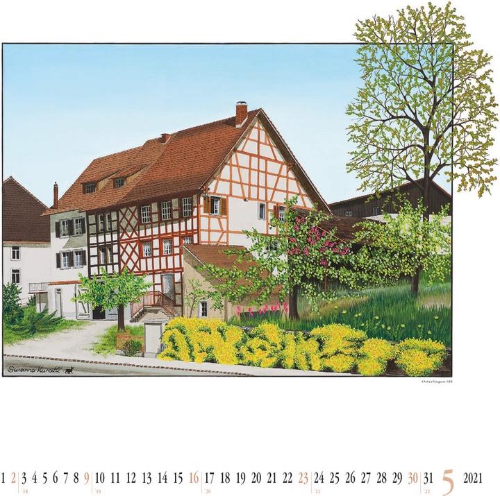Produktbild Gemalte Bauernhäuser (Spezial, Kein Einband, Deutsch, Französisch, Italienisch, Englisch)
