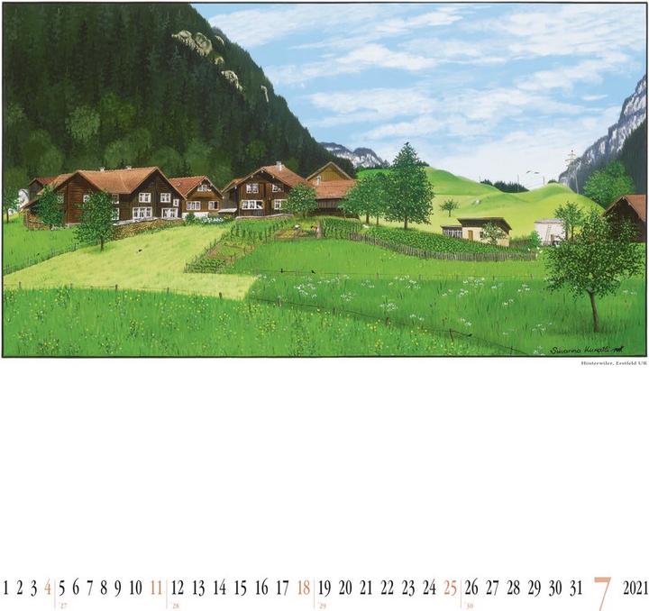Produktbild Gemalte Bauernhäuser (Spezial, Kein Einband, Deutsch, Französisch, Italienisch, Englisch)