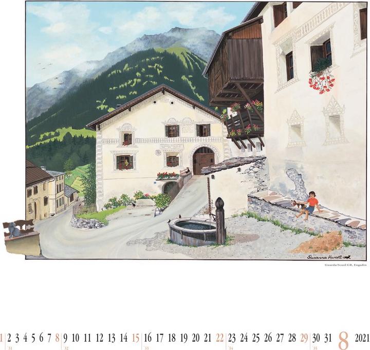 Produktbild Gemalte Bauernhäuser (Spezial, Kein Einband, Deutsch, Französisch, Italienisch, Englisch)