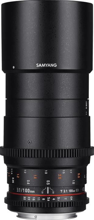 Produktbild Samyang 100mm T3.1 VDSLR Fuji X (Fujifilm X, Vollformat)