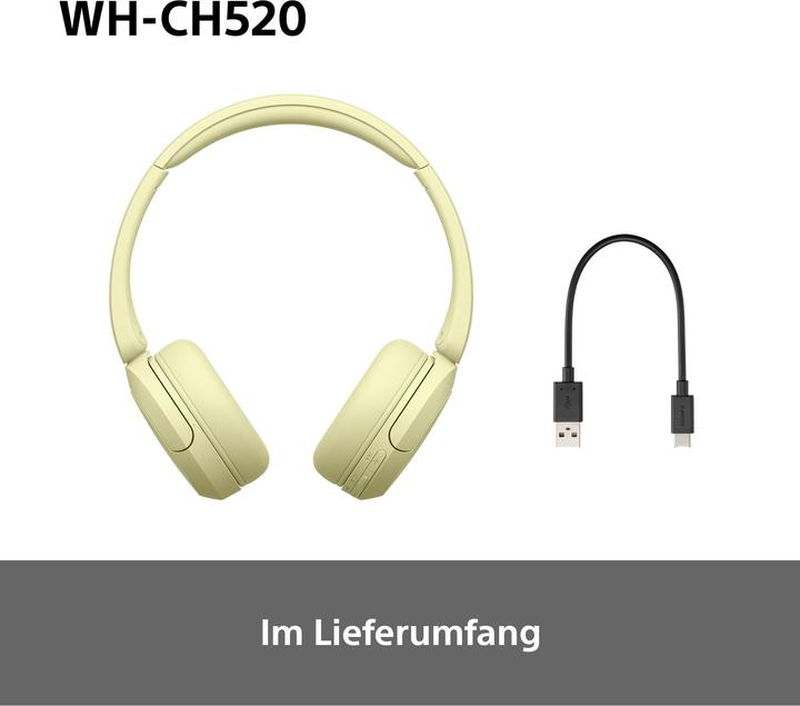 Actual product image Sony WH-CH520 (No noise cancelling, 50 h, Wireless)