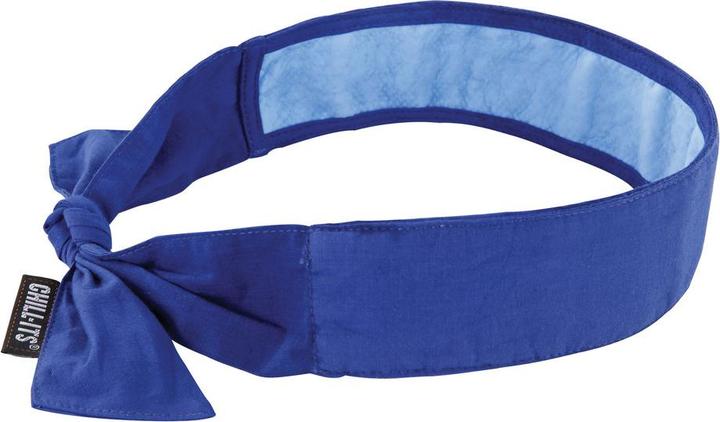 Ergodyne Cooling headband, bandana, Chill-Its 6700CT, blue