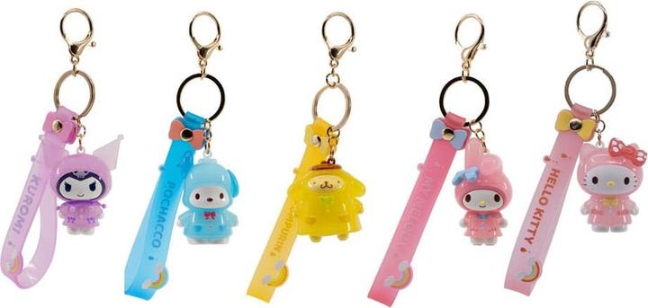 YuMe Sanrio Raincoat Series Schlüsselanhänger Hello Kitty and Friends Display (12)