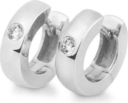 Breuning Creolen - BRILL. 0,14 Ct. H/si (750/18 K Gold)