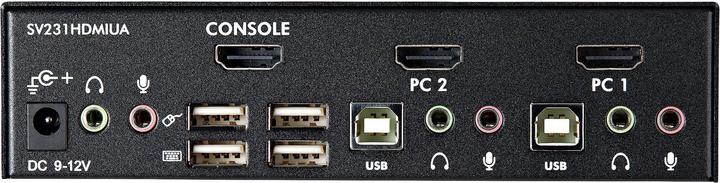 Image du produit StarTech Commutateur KVM HDMI USB à 2 ports