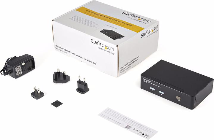 Image du produit StarTech Commutateur KVM HDMI USB à 2 ports
