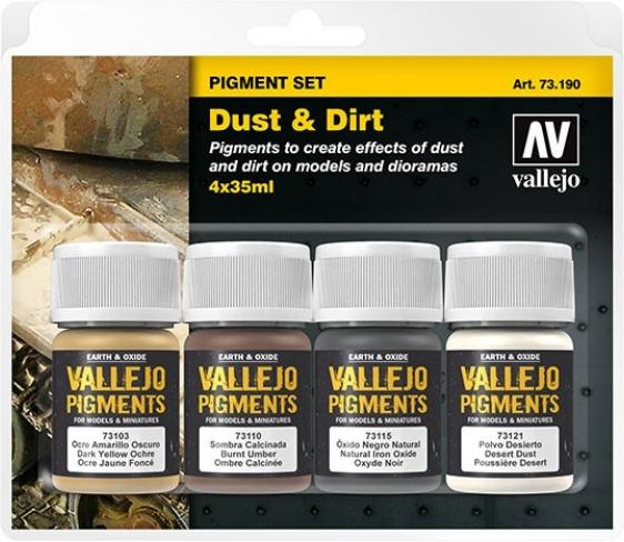 Produktbild Vallejo Pigmente (Schwarz, Braun, Bronze, 350 ml)