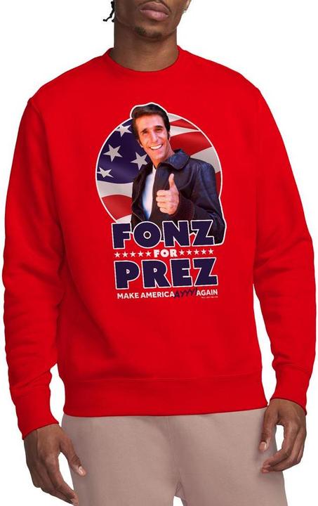 Immagine prodotto Happy Days Fonz for Prez Felpa Adulto Unisex (XL)