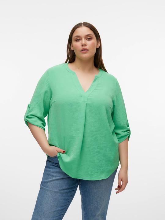 Actual product image Vero Moda Regular fit V-neckline Curve turned-up cuffs Top Top (44)