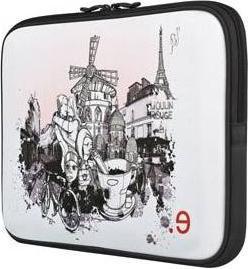 Image du produit Be.ez Housse pour MacBook Pro 13" LA Edition robe 'I LOV PARIS' avec fermeture éclair (13")