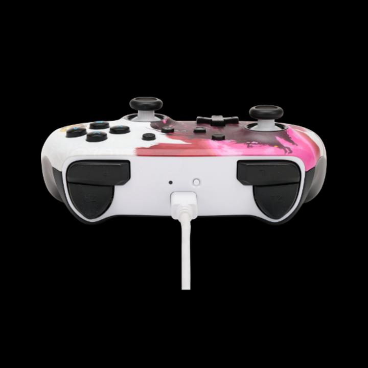 Image du produit PowerA Manette Switch sans fil améliorée - Zelda Blood Moon (rose/blanc) (Switch Lite, Switch)