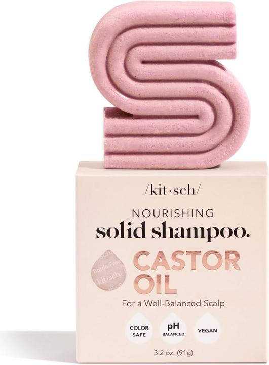 Kitsch Nourishing shampoo bar with castor oil (Solid shampoo)