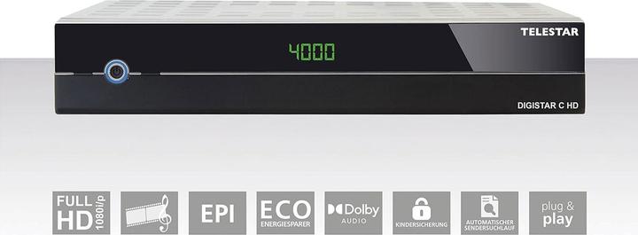 Actual product image Telestar Digistar C HD (5 GB, DVB-C, CI+ slot)