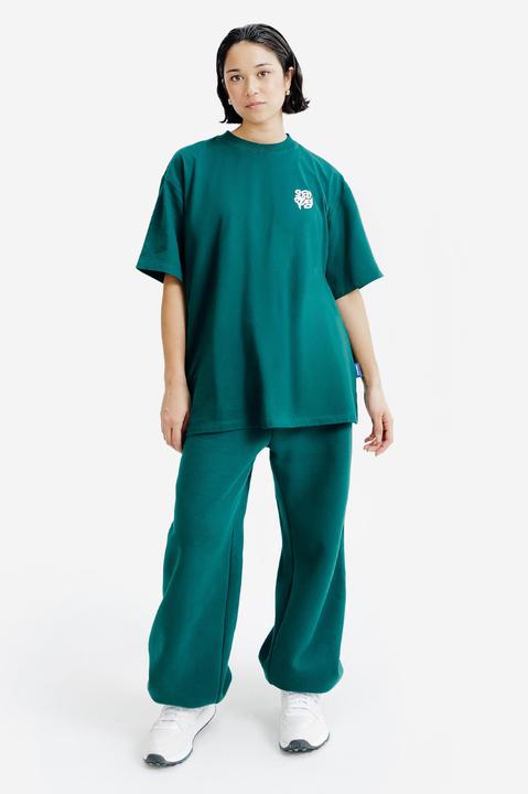 Image du produit Decathlon T-shirt graph relax mixte, vert (L)