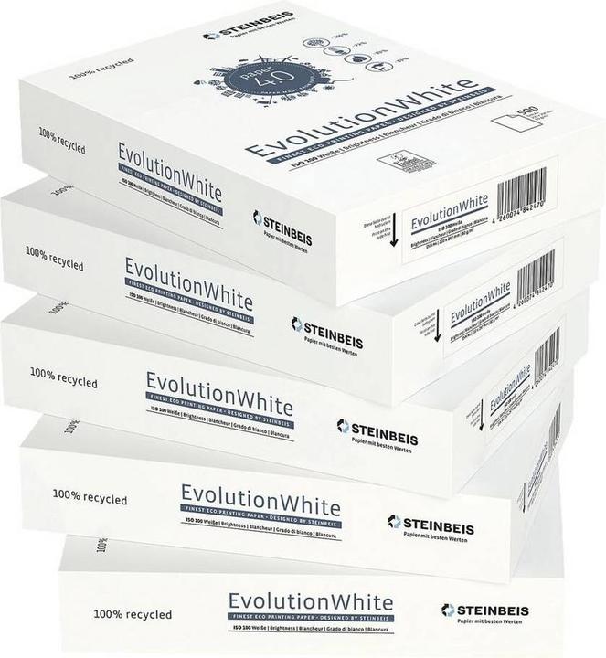 Actual product image Steinbeis EvolutionWhite (80 g/m², 500 x, A4)