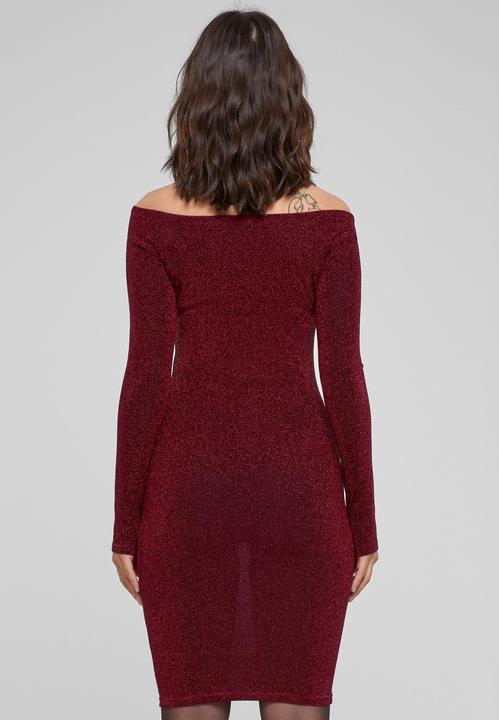Immagine prodotto Urban Classics Vestito donna off shoulder a maniche lunghe con glitter - 126795 (M)