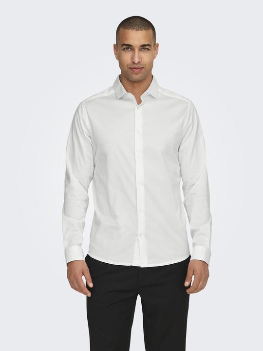 Produktbild Only & Sons Onsjordan Life Slim Twill Ls Shirt Noos (L)