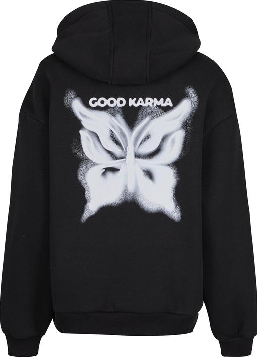 Actual product image Miss Tee Karma Butterfly Ladies Fluffy Hoody - 174139 (L)
