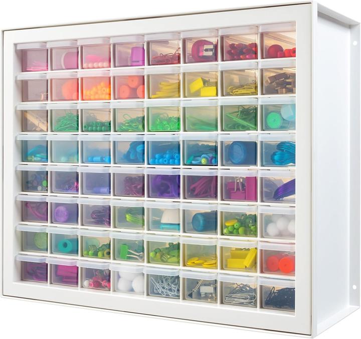 Produktbild Iris Ohyama Aufbewahrungsschrank für Kleinteile mit 64 Schubladen