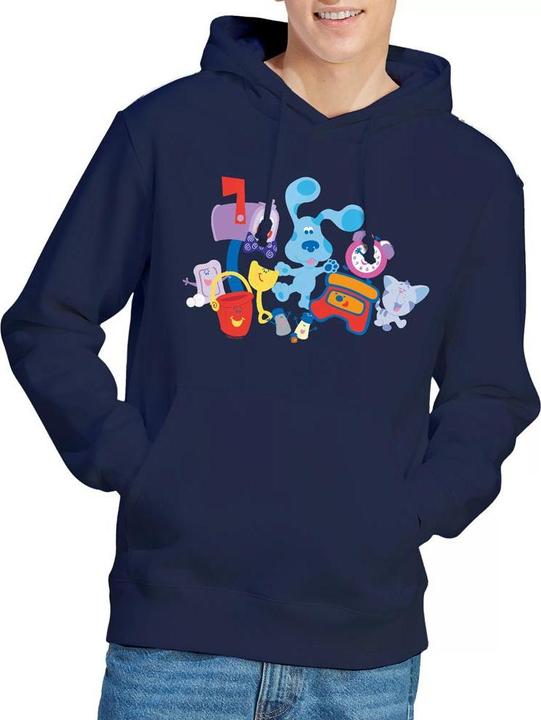 Immagine prodotto Blue´s Clues Blue's Clues Friend Party Felpa con Cappuccio Uomo (S)
