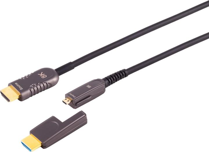 Produktbild Shiverpeaks S/CONN maximum connectivity HDMI Anschlusskabel-Optisches HDMI Verlegekabel-Set, 10K, 20m (20 m, HDMI)