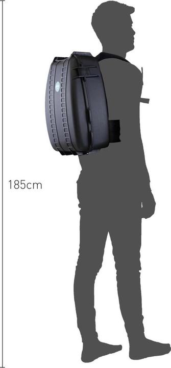 Image du produit HPRC 3500 Rucksack leer, schwarz/blau (Sac à dos photo, 3 l)
