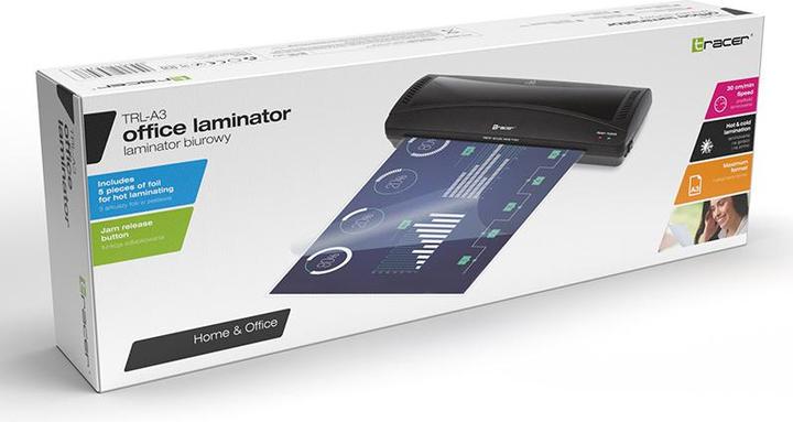 Image du produit Tracer Laminateur à froid/chaud TRL-A3 (125 µm, A3)