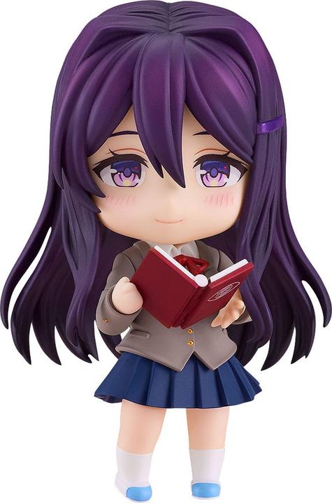 Actual product image Good Smile Company Doki Doki Literature Club! Nendoroid Action Figure Yuri 10 cm