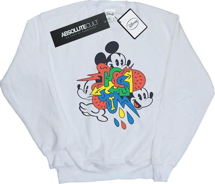 Disney Mickey Mouse Vintage Arrows Sweatshirt Mädchen (128)