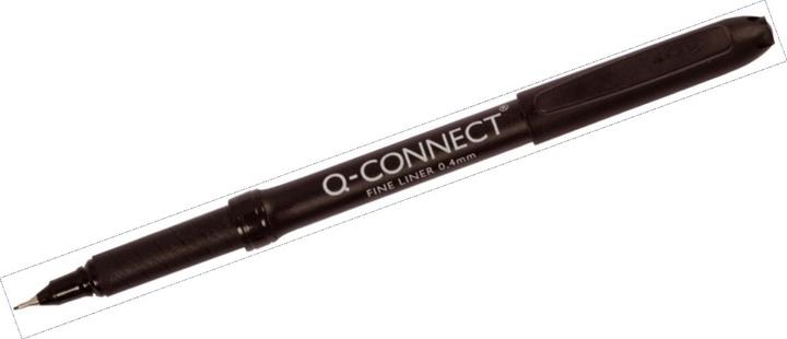 Produktbild Q-Connect Fineliner (Schwarz, 10 x)