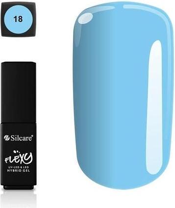 Immagine prodotto Silcare Flexy Hybrid Gel Lacca ibrida 18 (Smalto per unghie effetto gel)
