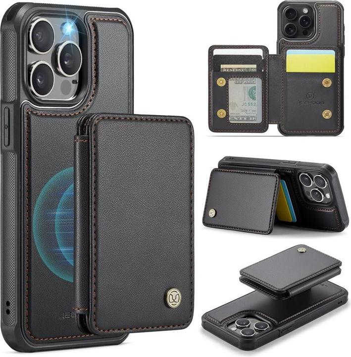 Immagine prodotto Cover-Discount iPhone 16 Pro - Cover posteriore 2-in-1 con supporto per carta di credito (Apple iPhone 16 Pro)