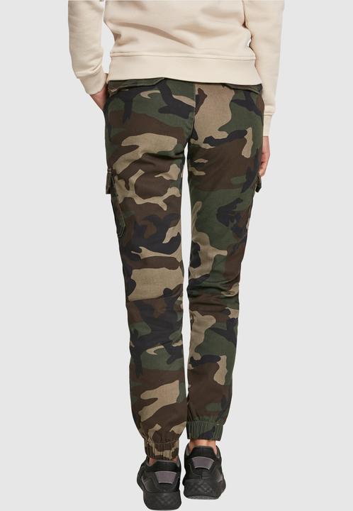 Actual product image Urban Classics Ladies High Waist Camo Cargo Pants (28)