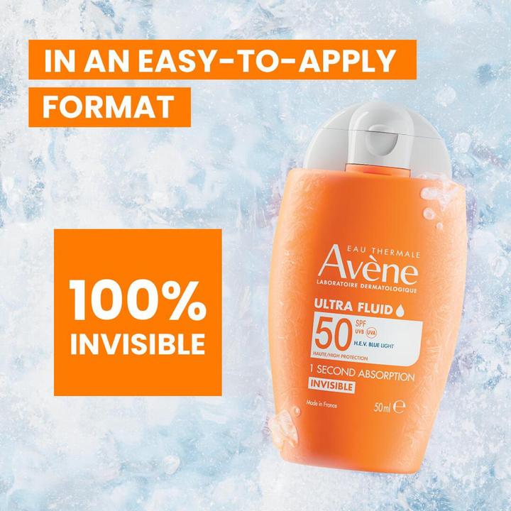 Immagine prodotto Avène Ultra Fluid Invisible (Crema solare viso, SPF 50, 50 ml, 68 g)